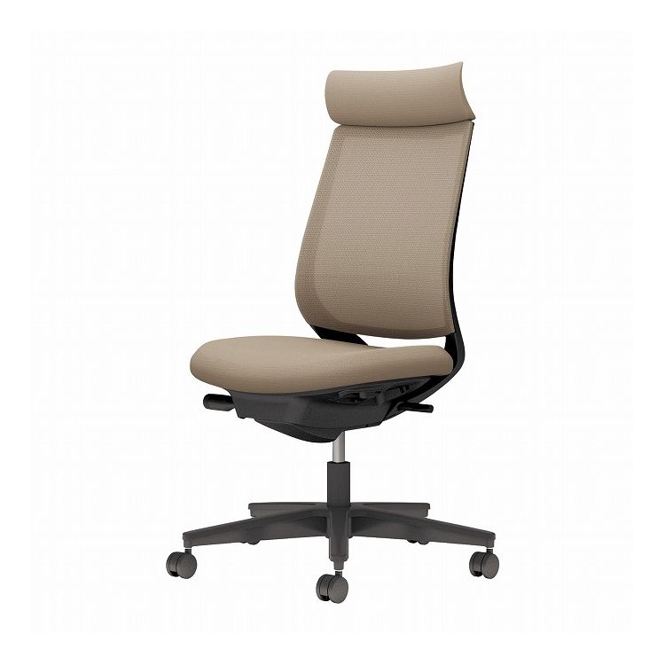 【メーカー直送】 コクヨ オフィスチェア 椅子 イス チェア ミトラ2 肘無 ブラック ソフトベージュ(代..