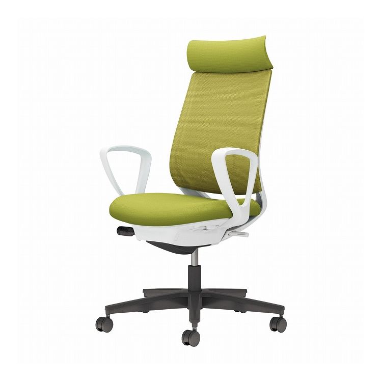 【メーカー直送】 コクヨ オフィスチェア 椅子 イス チェア ミトラ2 サークル肘 ランバー付 ホワイトグ..