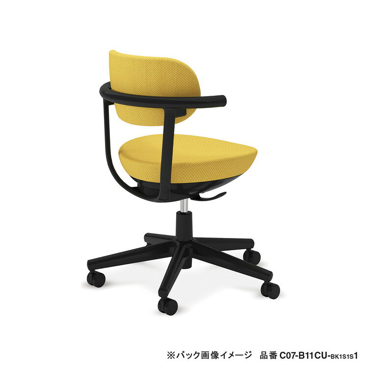 コクヨ 【メーカー直送】カジュアルチェア パロ スタンダードタイプ 背クッションタイプ スタンダードタイプ 本体ライトグレー グレー脚 背座別色 C07-G11CU-E2Q62J1 フローリング用(代引不可)【送料無料】 [2]
