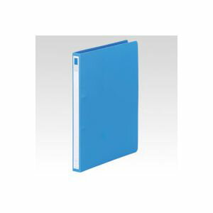 LIHIT LAB P.P.リングファイル A4S 2穴 藍 1 冊 F-877-9アイ 文房具 オフィス 用品