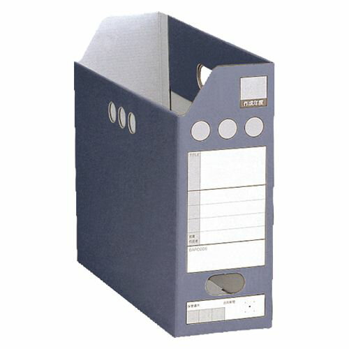 セキセイ ペーパーシスボックス ブルー SBF-102C-10JANコード：4974214107991サイズ:25.8×41×0.9cm, 素材・材質:再生紙(E段ボール紙), 仕様:A4判ヨコ型ワンタッチ組み立て式ヨコ型巾102×奥316×高258mm。古紙70％使用。【送料について】北海道、沖縄、離島は送料を頂きます。