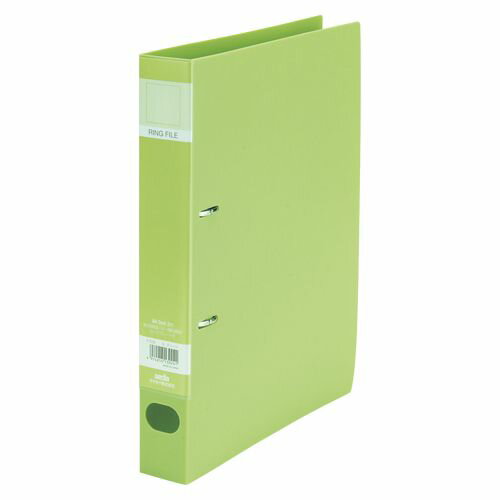 セキセイ ロックリングファイル A4S グリーン 1 冊 F-532-30 文房具 オフィス 用品