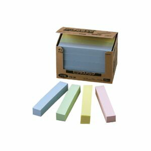 100枚×20冊入(各色5冊)ビジネスパック再生紙シリーズ(古紙パルプ配合率70%)ふせん紙サイズ：12.5mm×75mm【送料について】北海道、沖縄、離島は送料を頂きます。