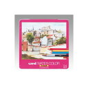三菱鉛筆 水彩色鉛筆 ユニウォーターカラー 24色 1 セット UWC24C 文房具 オフィス 用品【送料無料】