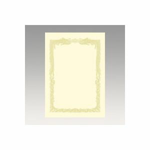 ササガワ OA賞状用紙10枚入 A3判横書クリーム 1 冊 10-1088 文房具 オフィス 用品