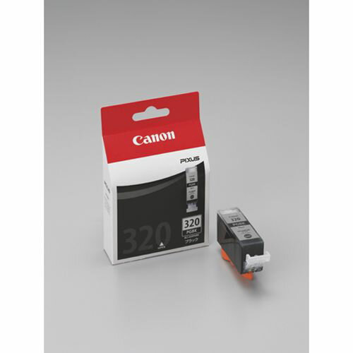 キヤノン インクタンク BCI-320PGBK ブラック 1 個 BCI-320PGBK 文房具 オフィス 用品