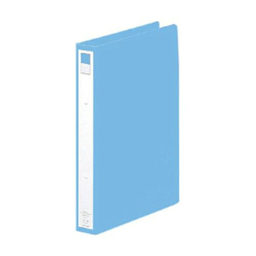 LIHIT LAB P.P.リングファイル A4S 2穴 水 1 冊 F-877-7ミズ 文房具 オフィス 用品