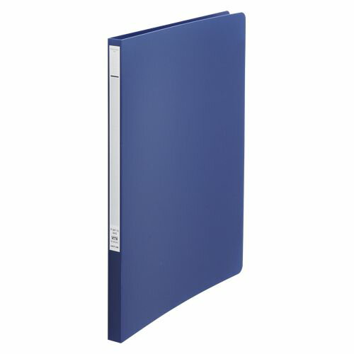 LIHIT LAB パンチレスファイルZ式 A4S 紺 1 冊 F-347-13コン 文房具 オフィス 用品