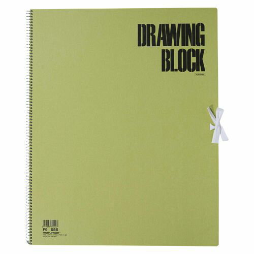 Sketchbook - マルマン F6 スケッチブック オリーブシリーズ 1 冊 S86 文房具 オフィス 用品