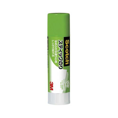 スコッチ・3M スティックのり GW-DJANコード：4519001660749容量:40gサイズ:高さ122mm x 直径30mm数量:1本用途:紙、写真、布などになめらかで伸びよく使えるスティックのりです。むらなく塗れて、しわになりません。重ね塗りすれば、粘着力が強くなります。【特長】・使いやすい速乾性のスティックのりです。・むらなく塗れて、しわになりません。・重ね塗りすれば、粘着力が強くなります。【使用方法】・紙:写真:布などに塗り、使用します。【送料について】北海道、沖縄、離島は送料を頂きます。