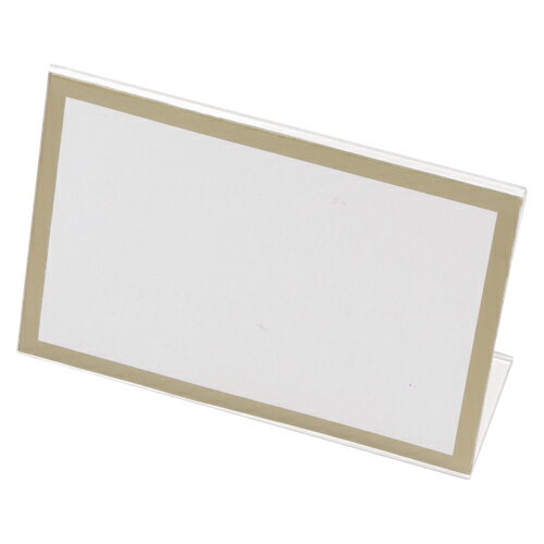 クラウン カード立L型 PET 1 個 CR-KD80P-T 文房具 オフィス 用品