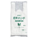 シモジマ レジ袋 EFハンドM ナチュラル 半透明 100枚入 1 袋 006645923 文房具 オフィス 用品