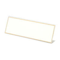 クラウン L型カード立 アクリル 1 個 CR-KD250-T 文房具 オフィス 用品