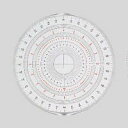 岡本製図器械 全円分度器 15cm 1 枚 39-2015 文房具 オフィス 用品