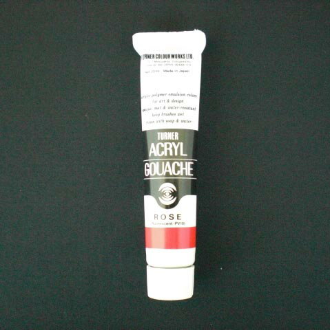 Painting Materials - ターナー色彩 アクリルガッシュ 20CC ローズ 1 本 AG020023 文房具 オフィス 用品