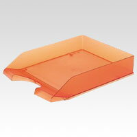 クルーズ レタートレーA4縦 オレンジ 1 個 LT-500OR 文房具 オフィス 用品