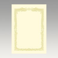 ササガワ OA賞状用紙10枚入 B4判横書クリーム 1 冊 10-1078 文房具 オフィス 用品