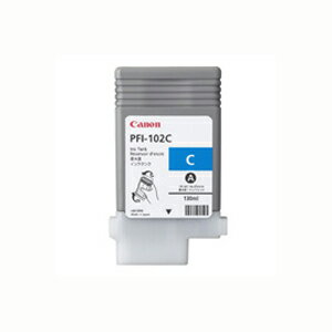 Genuine Products - キヤノン 大判プリンタ用インクカートリッジ シアン 1 個 PFI-102C 文房具 オフィス 用品【送料無料】