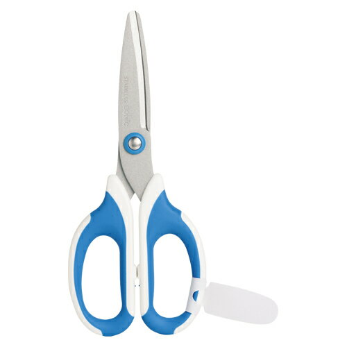 ソニック 学童はさみ メガサク 右手用 青 SK-312-B 1丁