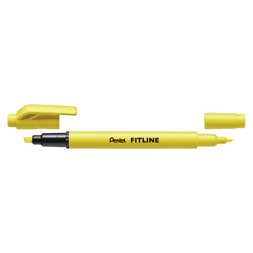 ぺんてる FITLINE　蛍光ペン　イエロー SLW11-G 1本