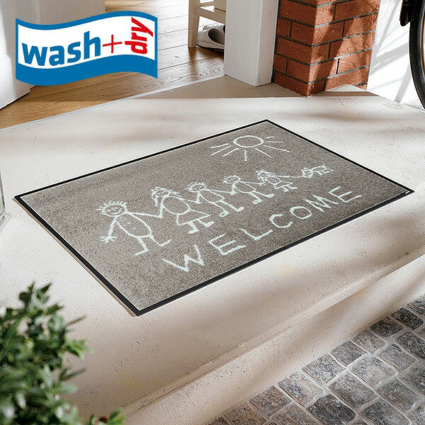 إޥå wash+dry A034A Welcome Sunny Side beige 50x75cm ʪ  ߤСĤ(Բ)̵