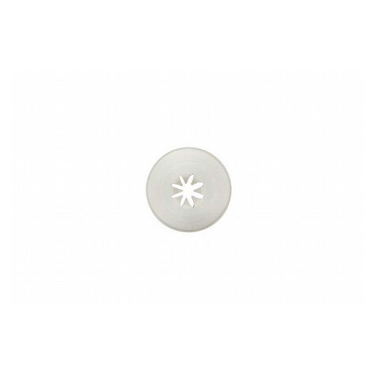 カンダ Ateco 口金 花 8切 #28 480038JANコード：4949362726172規格：-サイズ：直径×高さ　絞り口（最大）φ18×H31mm　約φ7mmサイズ容量1：φ18×H31mm　約φ7mm材質：18-8ステンレス生産地：韓国・お菓子作り以外には使用しないでください。・水分は良く拭き取り乾燥した場所で保管ください。　・金属タワシやみがき粉で洗わないでください。キズがつきます。 《クリームのイメージ写真は一例です。》イメージの写真は、ドット、ローズ、ライン、フリル等に絞り、口金ご使用時のイメージをよりわかりやすくする為に掲載させていただきました。 掲載の写真は実寸サイズではございません。表示サイズをご参照ください。 【送料について】北海道、沖縄、離島は送料を頂きます。