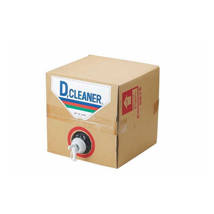 カンダ Dクリーナー 20L 090037JANコード：4949362860593規格：容量20lサイズ：サイズ容量1：材質：グリコール溶剤生産地：日本素材と手にやさしい 安全無公害キッチンの油から車の汚れ、浴室、じゅうたん、貴金属、木製品、ビニールレザー、衣類のシミ落としまで、これ1本でほとんどOK。洗剤を何種類も揃える必要はありません。ヤシ油、松の樹液、オレンジなど天然植物原料を主体に作られた、素材にも人にも環境にも優しい多目的洗剤です。◎用途別の専用洗剤に負けない驚きの洗浄力!　◎うすめて使う濃縮タイプで、上手に使えばとても経済的!　◎強力な洗浄力で、強力に除菌効果を発揮し、とても衛生的!　■ こんなに広い用途で、Dクリーナーは大活躍!◇キッチン◇電化製品◇トイレ◇お部屋の壁◇じゅうたん　◇調理器具◇床　面　◇衣類のシミ◇ガラス・鏡　◇その他、樹脂・木・金属・布等多用途に※Dクリーナーは汚れに応じて5〜30倍に薄めてご使用ください。■ ご使用のポイント用途別の使用倍率の目安等はありますが、基本的でシンプルなうすめ液の作り方は、下記のようになります。[1]日常清掃は20倍うすめ液[2]ガンコな汚れは5倍うすめ液[3]ガラス・鏡・グラスは200倍うすめ液■ モノ別の詳しいご使用方法 レンジ回り・換気扇　5倍うすめ液をスプレーし、乾いた布で拭き上げます。ガンコな汚れは、布等で軽くこすってから拭き上げましょう。※注意:焦げついて炭化した汚れは落とせません。熱などで塗装面が劣化している場合は塗装をはがす恐れがあります。 ステンレス部 20倍うすめ液をスプレーし、乾いた布で拭き上げます。ガンコな汚れは、布等を使ってステンレスのヘアーライン（目の方向）に沿って軽くこすり、乾いた布で拭き上げます。 冷蔵庫 外側は20倍うすめ液をスプレーし、乾いた布で拭き上げます。内側は、食品を出してから20倍うすめ液をスプレーし、きれいな濡れタオルで洗剤分が残らないようしっかり水拭きしてください。ご使用上の注意 Dクリーナーは植物主体の安全性の高い洗浄剤ですが、アルカリ洗剤で洗浄力が強いため、色ムラが生じる場合がありますので、下記の点に注意してご使用ください。● 表面処理（ニス・ラッカーコーティング等）のされていない木床や木製家具、漆塗り等鏡面仕上げの家具には使えません。● しっくい等水洗いのできない素材には使えません。● まな板や食器に使用する場合には、必ず水洗いをして洗剤分を完全に除去してください。● 衣類、じゅうたん、織物、ビニールクロス、布クロス、自動車のボディ等に使用する場合は、必ず安全のため目立たない裏側か端で色落ちや変色の有無を確認してからご使用ください。● 本液を別の容器に詰め替えたり、入れたりしないでください。ステンレス部Dクリーナー使用換気扇 Dクリーナー使用【送料について】北海道、沖縄、離島は送料を頂きます。