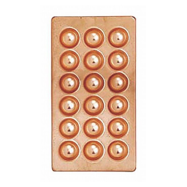 カンダ ?銅製たこ焼天板 18穴 067044【送料無料】