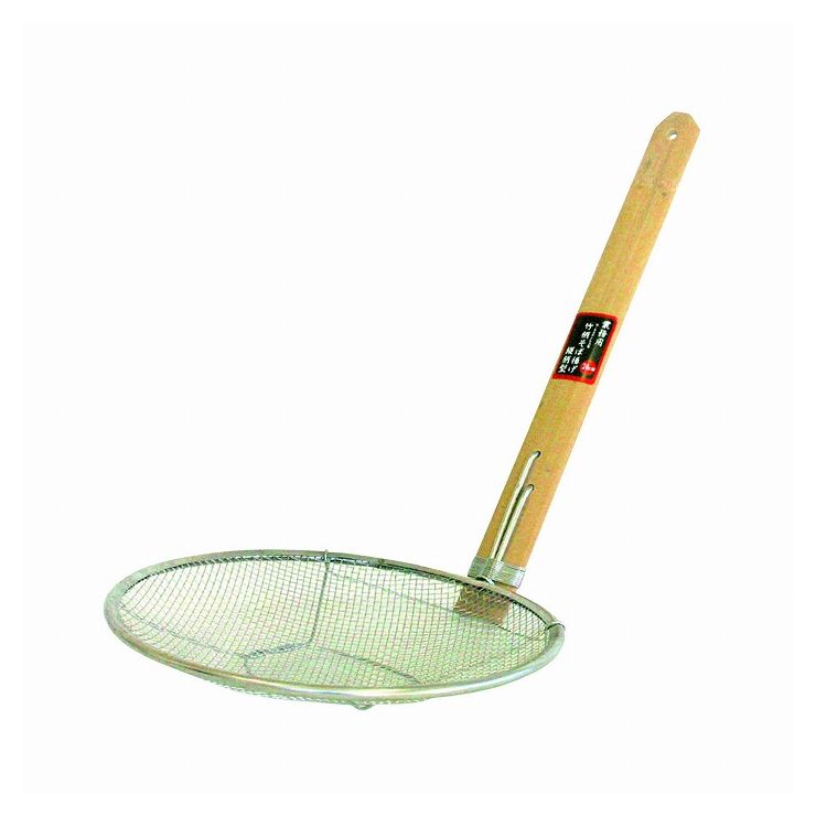Baskets, Bowls, Trays - カンダ SD 18-8竹柄そば揚げ 縦型 27cm 041074【送料無料】