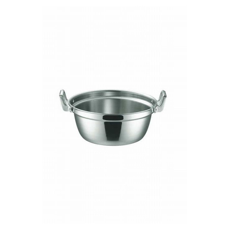 Ih Incompatible - 本間製作所 IHマエストロ 3層鋼クラッド段付鍋 30cm(7.6L) 本体 012305【送料無料】