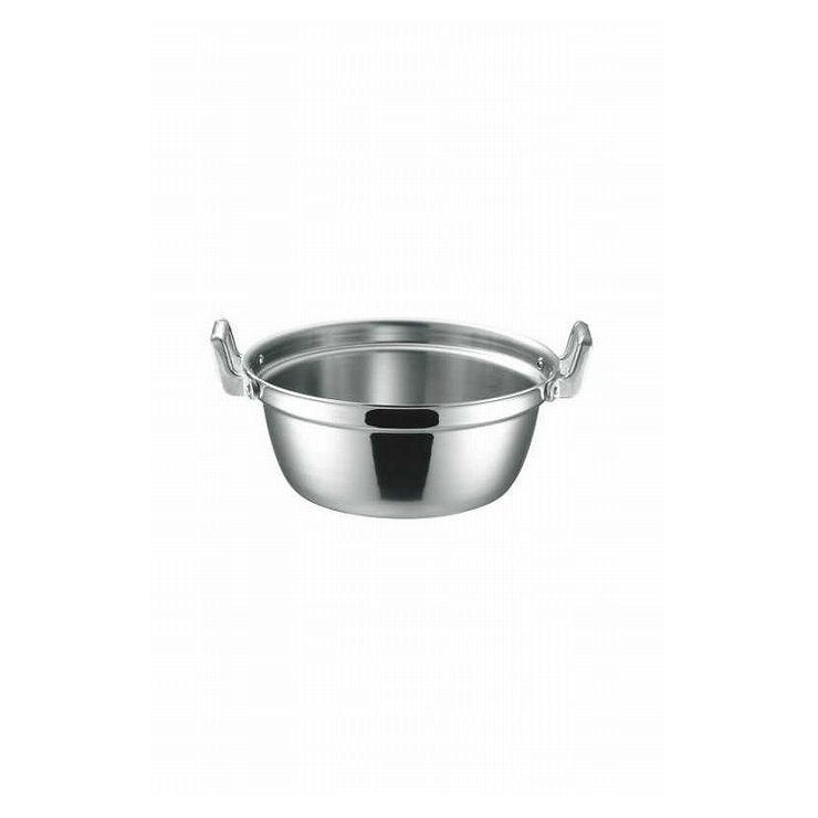 本間製作所 KO 19-0 IH段付鍋 36cm(12.7L) 017193JANコード：4954057823364規格：規格/内径 （容量）36cm（12.7l）サイズ：高さH160mmサイズ容量1：H160mm材質：本体:19-0ステンレス　ハンドル:アルミ鋳物生産地：燕三条 【送料について】北海道、沖縄、離島は送料を頂きます。