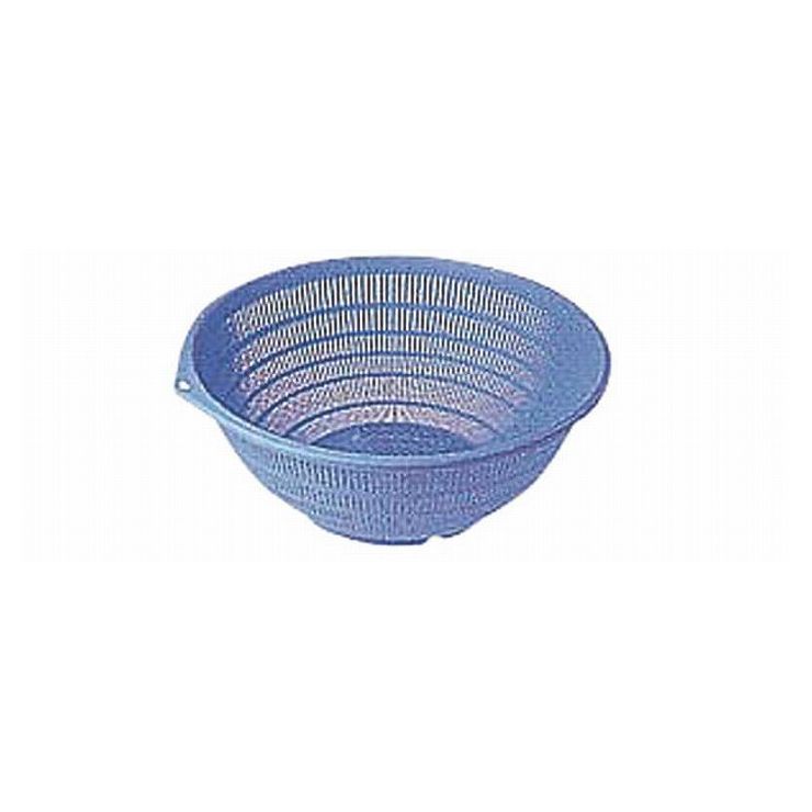 本間冬治工業 P.P弁慶カラーザル60cm ブルー 040136JANコード：4977544600101規格：規格60cmブルーサイズ：外径（内径）×深さφ650(600)×242mmサイズ容量1：φ650(600)×242mm材質：ポリプロピレン生産地：燕三条HACCP対応商品 ●耐熱温度：ー30〜120℃ 【送料について】北海道、沖縄、離島は送料を頂きます。
