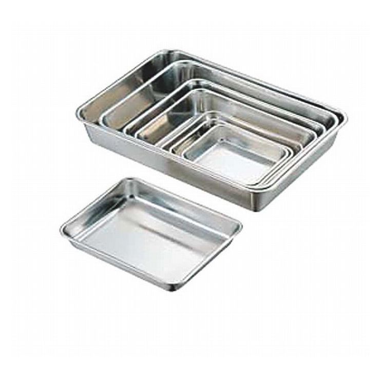 大屋金属 CLO 18-8角バット(取手無) 6枚取 021010【送料無料】