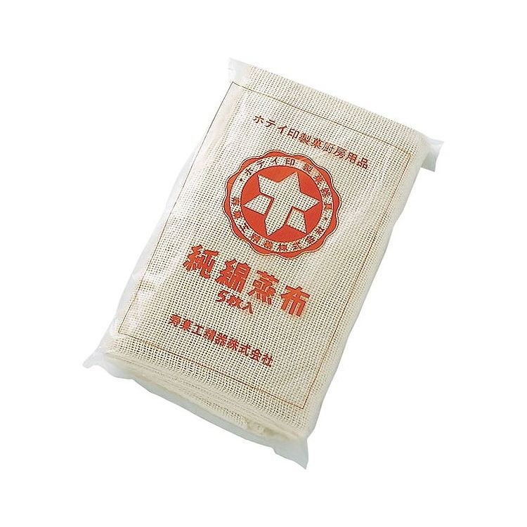 寿菓工精器 (ホ) 純綿蒸布 (5枚入) 小 365030【送料無料】