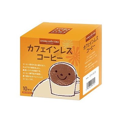 アロマカフェタイム カフェインレスコーヒー 10個 128400583