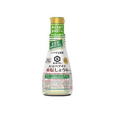 いつでも新鮮 大豆ペプチド 減塩しょうゆ(だし入り)(200mL) 124429544