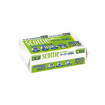 スコッティ ペーパーふきん サッとサッと(200組) 103404284