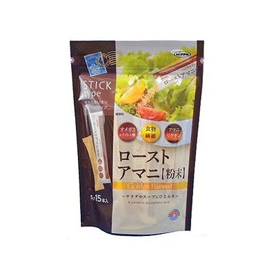 商品概要メーカー：ニップンライフイノベーション商品名：【軽】ローストアマニ粉末（5g×15本）区分：食品内容量：5g×15本商品概要：ゴ−ルデン種のアマニを香ばしくロ−ストし粉末にしました。便利な使い切りスティックタイプです。1日1袋（5g）で美味しく、オメガ3、食物繊維、アマニリグナンを摂取できます。そのままお召し上がりいただくかサラダやス−プ、おひたしなどにふりかけてお召し上がりください。アイス、ヨ−グルトなどのデザ−トにかけても美味しく召し上がれます。JANコード：4902170701847商品コード：128300092商品の説明ゴ−ルデン種のアマニを香ばしくロ−ストし粉末にしました。便利な使い切りスティックタイプです。1日1袋（5g）で美味しく、オメガ3、食物繊維、アマニリグナンを摂取できます。そのままお召し上がりいただくかサラダやス−プ、おひたしなどにふりかけてお召し上がりください。アイス、ヨ−グルトなどのデザ−トにかけても美味しく召し上がれます。保存方法直射日光、高温・多湿の場所を避けて常温で保存してください。成分【原材料】アマニ【栄養成分】1袋（5g）あたりエネルギー：28kcalたんぱく質：1g脂質：2．2g糖質：0．5g食物繊維：1．1gナトリウム：3．3mgαリノレン酸：1．2gアマニリグナン：27．5mm賞味期限／使用期限（製造から）18か月メーカー名ニップンライフイノベーション内容量5g×15本商品区分食品※予告なくパッケージリニューアルをされる場合がございますがご了承ください。※パッケージ変更に伴うご返品はお受け致しかねます。※メーカーの都合により予告なくパッケージ、仕様等が変更となる場合がございます。※当店はJANコードにて管理を行っている為、それに伴う返品、交換等はお受けしておりませんので事前にご了承の上お買い求めください。【送料について】北海道、沖縄、離島は送料を頂きます。