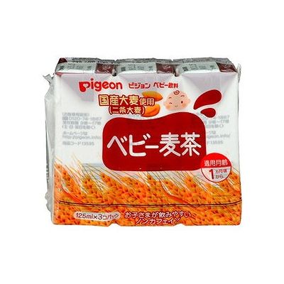 紙パック飲料 ベビー麦茶(125mL×3個パック) 126402171