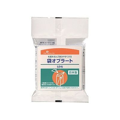 商品概要メーカー：ピップ商品名：【軽】袋オブラートH288（50枚）区分：食品内容量：50枚商品概要：粉薬を包んで飲みやすくするオブラートJANコード：4902522675765商品コード：126510265商品の特徴・薬を包みやすい袋タイプ・薬スタンド付・安全な天然素材のでん粉からつくられているため、薬をなめらかに包んでのどごしよくツルンと飲み込めます。・粉薬の苦手なお子様にも安心して使えます。原材料／成分／素材／材質ばれいしょでん粉（国産）栄養成分1包装（50枚）あたり、熱量15kcal、タンパク質0g、脂質0g、炭水化物4g、食塩相当量0g賞味期限／使用期限（製造から）5年原産国・製造国日本製保存方法・直射日光、高温多湿を避け、暖房器具の近くなど、乾燥した所には置かないでください。・ケースのフタをきちんと閉めて保管してください。・お子様の手の届かない所に保管してください。使用上の注意・乾燥すると少しのショックで破れることがあります。・乾いた清潔な手でお取り扱いください。発売元／製造元／輸入元ピップ※予告なくパッケージリニューアルをされる場合がございますがご了承ください。※パッケージ変更に伴うご返品はお受け致しかねます。※メーカーの都合により予告なくパッケージ、仕様等が変更となる場合がございます。※当店はJANコードにて管理を行っている為、それに伴う返品、交換等はお受けしておりませんので事前にご了承の上お買い求めください。【送料について】北海道、沖縄、離島は送料を頂きます。
