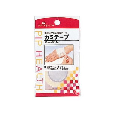 商品概要メーカー：ピップ商品名：カミテープ区分：日用雑貨内容量：1個商品概要：手軽に使えて経済的な汎用紙テープです。使うサイズに合わせて手で簡単にカットできます。JANコード：4902522701051商品コード：126501501商品の説明●手軽に使えて経済的な汎用紙テープ●使うサイズに合わせて手で簡単にカットできますサイズ/カラー【サイズ】10mm×10m使用上の注意使用法・使用上の注意をよくお読みの上ご使用ください。保存方法お子様の手の届かない所に保管してください。成分【材質】本部：紙粘着部：アクリルメーカー名ピップ内容量1個※予告なくパッケージリニューアルをされる場合がございますがご了承ください。※パッケージ変更に伴うご返品はお受け致しかねます。※メーカーの都合により予告なくパッケージ、仕様等が変更となる場合がございます。※当店はJANコードにて管理を行っている為、それに伴う返品、交換等はお受けしておりませんので事前にご了承の上お買い求めください。【送料について】北海道、沖縄、離島は送料を頂きます。