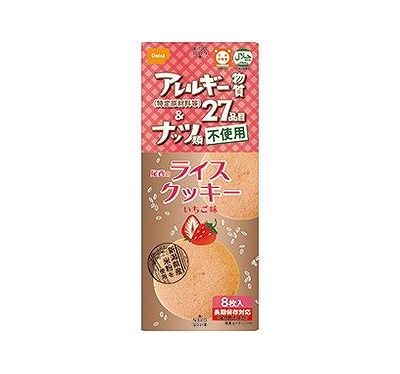 尾西のライスクッキー いちご味 8枚入(48g) 212800314