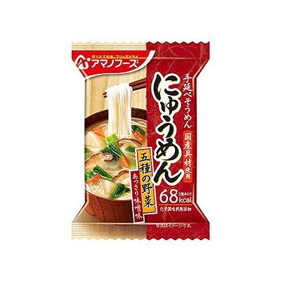 にゅうめん 五種の野菜 あっさり味噌味(18.5g) 128001112
