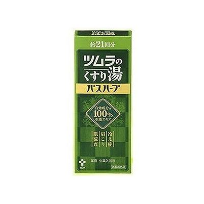 商品概要メーカー：ツムラ商品名：バスハーブ（210mL）区分：医薬部外品内容量：210mL商品概要：●身体を温め疲労を回復し、リウマチ・腰痛・神経痛などの痛みをやわらげます。●お肌を清潔に保つとともに、生薬エキスがかさつくお肌に潤いを与えます。●生薬の抽出エキスを有効成分とした液体タイプのくすり湯です。JANコード：4987138570062商品コード：012907162商品の説明●身体を温め疲労を回復し、リウマチ・腰痛・神経痛などの痛みをやわらげます。●お肌を清潔に保つとともに、生薬エキスがかさつくお肌に潤いを与えます。●生薬の抽出エキスを有効成分とした液体タイプのくすり湯です。使用上の注意・皮膚又は体質的に異常がある場合には、医師に相談の上ご使用下さい。・入浴以外の用途には使用しないで下さい。・残り湯は洗濯に使用できますが、すすぎ、つけおき洗い、おろしたての衣類の洗濯、柔軟仕上げ剤の使用時等には清水をお使いください。・本品には、浴槽・風呂釜をいためるイオウは入っていません。・本品には天然の生薬を使用していおりますので、浴槽の材質等によりまれに色やにおいの付くことがありますのでご注意ください。・キャップをきちっと閉め、湿気の多い所に置かないでください。・本品の原液を浴槽・浴室内のポリ・大理石に長時間付着させないでください。まれにシミになることがあります。【応急処置】・原液が目に入った場合は、すぐに洗い流してください。使用中や使用後、皮膚に発疹、発赤、かゆみ、刺激感等の異常が現れた場合、使用を中止し、医師にご相談ください。・本品は飲めません。万一大量に飲み込んだときは、水を飲ませる等の処置をし、すぐに医師にご相談ください。保存方法・乳幼児の手の届く所に保管しないでください。使用方法・入浴の時浴槽（約100〜200L）のお湯にバスハーブを3〜10mL入れて入浴してください。・上がり湯の時バスハーブを数滴お湯又は水（約1〜2L）に溶かし、上がり湯としてお使いください。※キャップ半分が約10mLです。お湯の量にあわせて適宜増減して下さい。※本品と他の入浴剤との併用はお避け下さい。成分【成分】有効成分・・トウキ、センキョウ、ハマボウフウ、チンピ、ハッカ、カミツレの生薬抽出エキス指定成分/パラベン、イソプロピルメチルフェノール、黄色202号の（1）、香料メーカー名ツムラ内容量210mL商品区分医薬部外品※予告なくパッケージリニューアルをされる場合がございますがご了承ください。※パッケージ変更に伴うご返品はお受け致しかねます。※メーカーの都合により予告なくパッケージ、仕様等が変更となる場合がございます。※当店はJANコードにて管理を行っている為、それに伴う返品、交換等はお受けしておりませんので事前にご了承の上お買い求めください。【送料について】北海道、沖縄、離島は送料を頂きます。