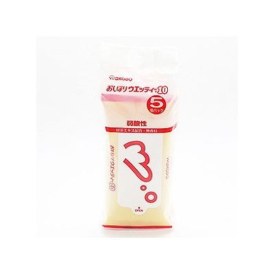 商品概要メーカー：アサヒグループ食品（和光堂）商品名：おしぼりウエッティー（10枚入×5個）区分：日用雑貨内容量：10枚入り×5個商品概要：●緑茶エキスを配合した、肌にやさしい弱酸性、無香料のソフトで清潔なウェットタイプのティッシュです。●肌や身の回りの清拭に、手軽にご使用いただけます。JANコード：4987244126597商品コード：012508887商品の説明○弱酸性、無香料のウェットタイプティッシュ○携帯に便利な10枚入りのポケットサイズ○内容量：10枚入×5個使用上の注意≪定められた使用法を守ること≫◆中身の乾燥を防ぐため、ご使用後はフタをきちんとしめてください。◆水性塗料・ニス・ラッカー等や金属製品・スチロール製品・革製品等へのご使用に際しては目立たない所でテストし、変色・変質がないか確かめてからご使用ください。◆電化製品やメガネ等には使用しないで下さい。◆水に溶けませんので、トイレに捨てないで下さい。◆お肌に合わないときは、ご使用をお止めください。保存方法◆直射日光、高温多湿をさけて保存してください。使用方法肌や身の回りの清拭に、手軽にご使用いただけます。成分原材料水、エタノール、プロピレングリコール、緑茶エキス、塩化セチルピリジニウム、パラベン賞味期限／使用期限（製造から）3年メーカー名アサヒグループ食品（和光堂）内容量10枚入り×5個※予告なくパッケージリニューアルをされる場合がございますがご了承ください。※パッケージ変更に伴うご返品はお受け致しかねます。※メーカーの都合により予告なくパッケージ、仕様等が変更となる場合がございます。※当店はJANコードにて管理を行っている為、それに伴う返品、交換等はお受けしておりませんので事前にご了承の上お買い求めください。【送料について】北海道、沖縄、離島は送料を頂きます。