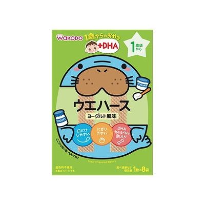 Other - 1歳からのおやつ+DHAウエハース ヨーグルト風味(1枚×8袋) 012519339