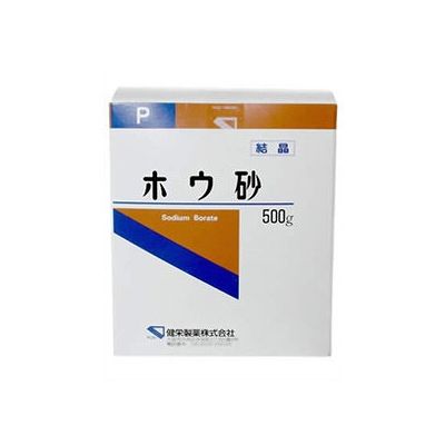 商品概要メーカー：健栄製薬商品名：ホウ砂結晶（500g）区分：日用雑貨内容量：500g商品概要：●無色若しくは白色の結晶又は白色の結晶性の粉末で、においはありません。●乾燥空気中に放置するとき、風解し、白色の粉末で覆われます。JANコード：...