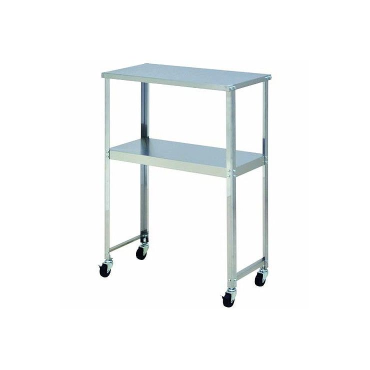 【日本製】 ステンレス スリム作業台 ワゴン ラック キャスター付き キッチン 収納(代引不可)【送料無料】