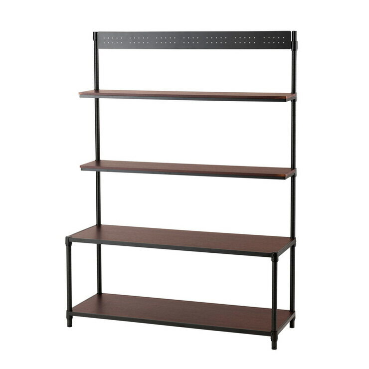 ルミナスノワール 壁面収納ラック 110W 幅110cm ポール径25mm Luminous Noir 壁面収納 スチールラック ..