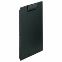 (業務用5セット)LIHITLAB クリップファイル/バインダー 【A4 ヨコ型】 F-2650-24 黒 (代引不可)